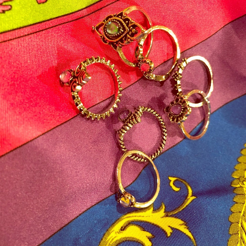 Super cute assorted rings for good luck 🍀